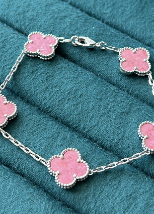 Браслет конюшина рожевий🌺🍑🍑🦄