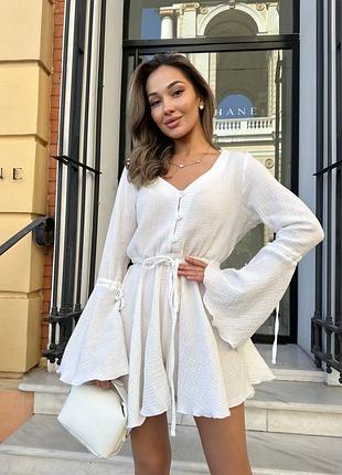 Комбинезон из муслина, невероятно красивый, one size (xs/s/m)