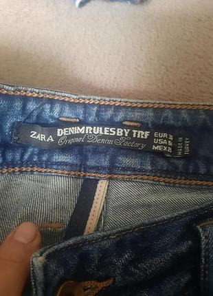 Джинсовые шорты zara 4