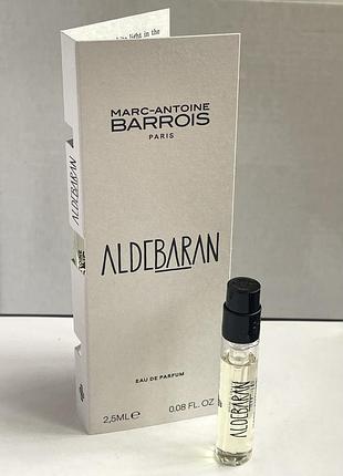 Оригінал. пробник marc-antoine barrois aldebaran парфумована вода