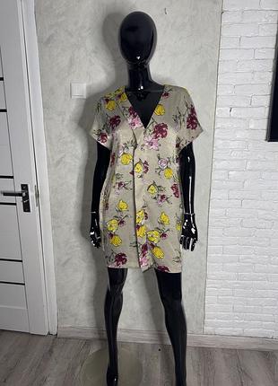 Сукня у квітковий принт плаття zara , m