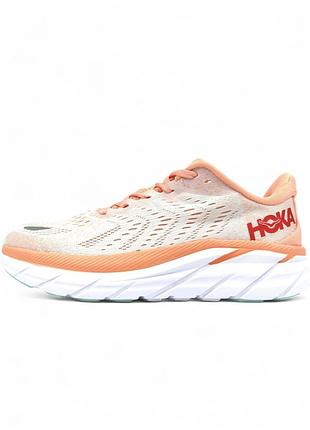Hoka clifton 8 orange white