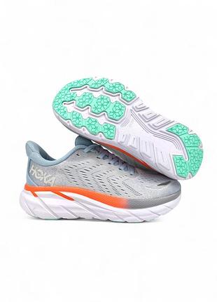 Hoka clifton 8 blue grey 4