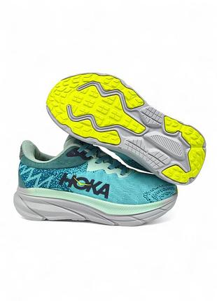 Hoka challenger art 7 blue lime 5