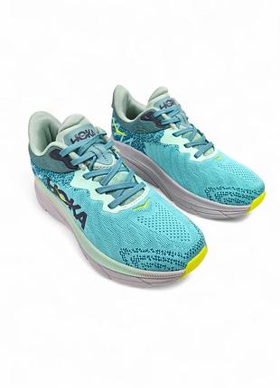 Hoka challenger art 7 blue lime 4
