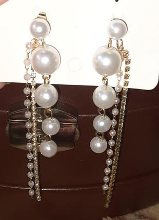 Серьги-трансформеры, новые, медицинская сталь.