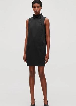 Минималистичное хлопковое мини платье cos