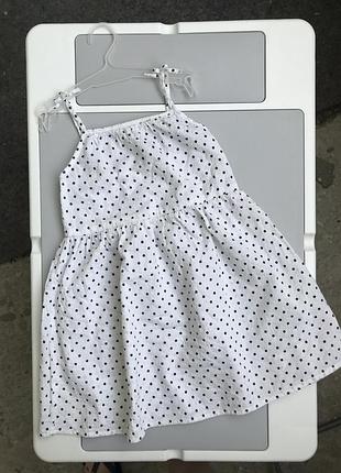 Неймовірно гарний шикарний якісний легкий та ніжний сарафан у горох