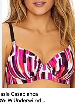 36 f шикарний яскравий фірмовий купальник fantasie на великі груди і середній об'єм