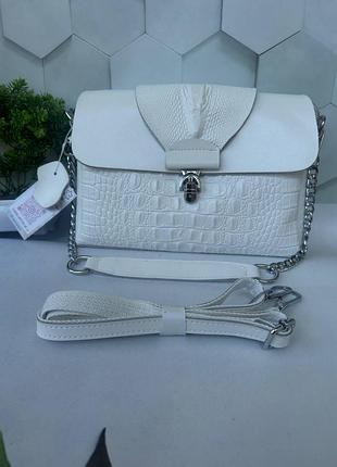 Женская кожаная сумка сумочка из кожи клатч кожаный