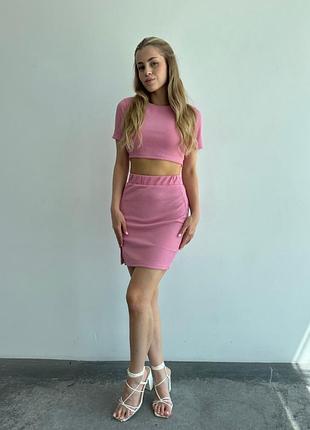 Костюм жіночий (топ+спідниця)