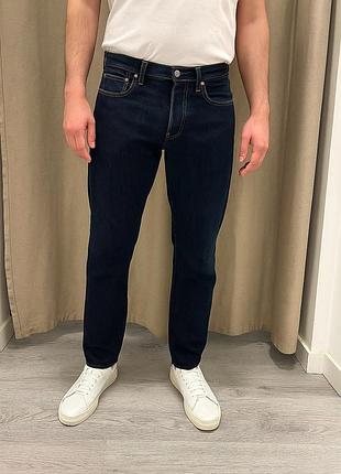 Джинси чоловічі levi's сині, розмір w32l30, бавовна/поліестер/еластан