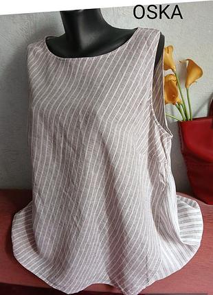 Oska, льон, великий розмір, топ, майка