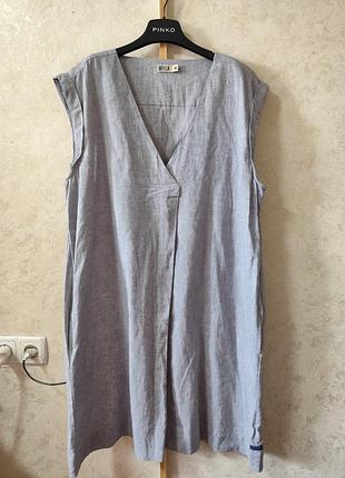 Платье сарафан лён batela