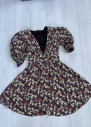 Сукня zara розмір хс квітковий принт