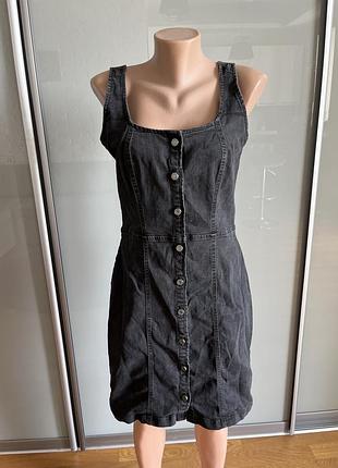 Джинсова сукня сарафан