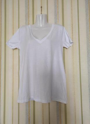Zara базова біла футболка