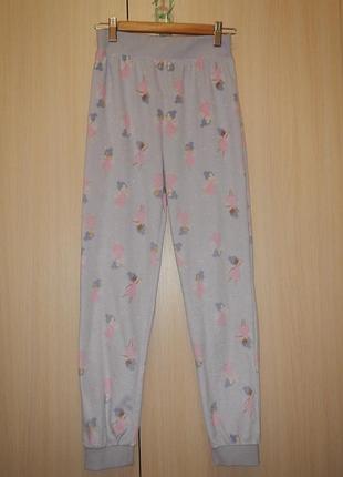Флисовые пижамные брюки f&amp;f p.152-158см(12-13роков)