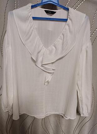 Женская белая блузка бренда f&amp;f