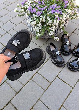 Туфлі лофери на дівчинку jong golf. 5