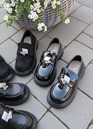 Туфлі лофери на дівчинку jong golf. 8