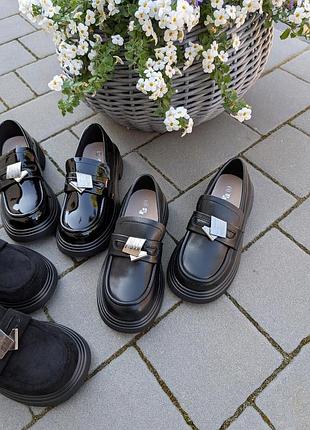 Туфлі лофери на дівчинку jong golf. 9