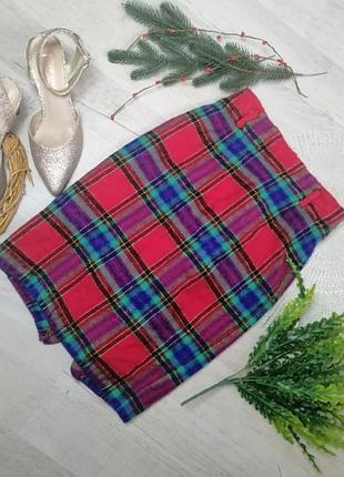 Спідниця в шотландську клітинку для новорічній фотосесії