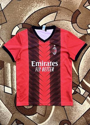 Дитяча футбольна футболка ac milan