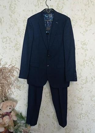 Костюм тройка sawyers & hendricks верх 42l брюки 36l