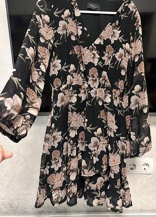 Сукня шифонова квіти