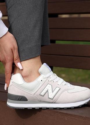 Кроссовки женские замшевые 588636 серые