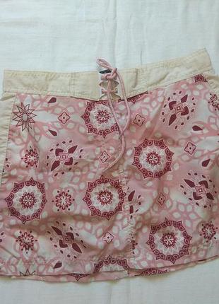 Короткая нейлоновая юбка женская brunotti l