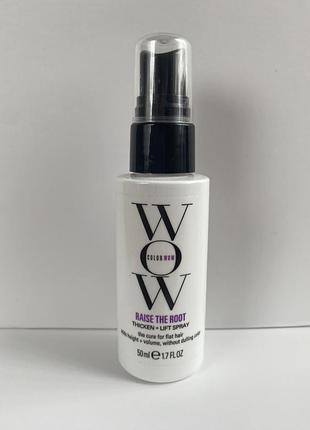 Спрей для обʼєму та потовщення волосся color wow  raise the root thicken and lift spray 50ml.