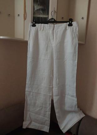 💯льон широкі штани .л.хл
