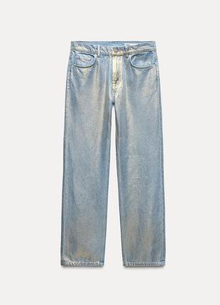 Джинсы свободного кроя zara