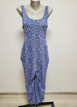 Красивый брендовый трикотажный вискозный комбинезон