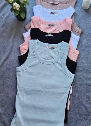 Майка в рубчик