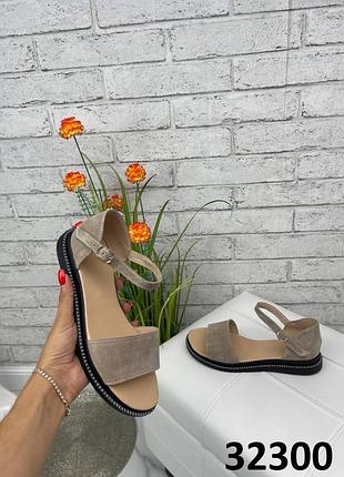 Босоножки женские натуральная замша