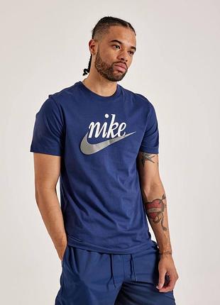 Чоловіча футболка nike синя original