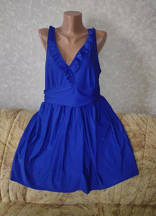 Купальник платья сплошной большой размер