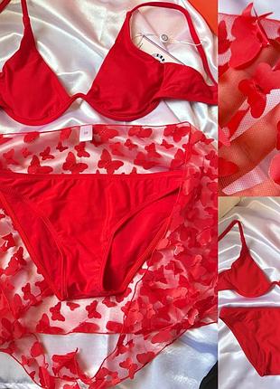 Купальник з парео