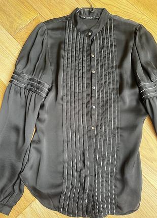 Чорна блуза zara