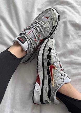 Nike p-6000 silver red