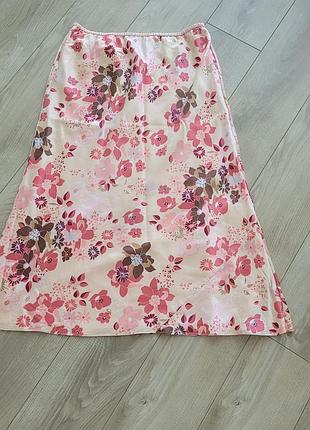 100% шелковая меди юбочка