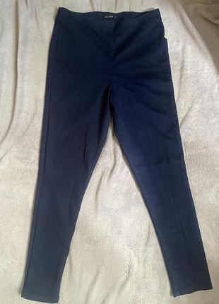 Джинсовые лосины джегинсы высокая посадка