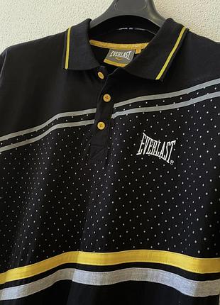 Чоловіча якісна оригінальна футболка everlast розмір l чорного кольору 🔥