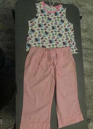 Набір на дівчинку,костюм дитячий,костюм на дівчинку,бриджі,футболка ,бермуди