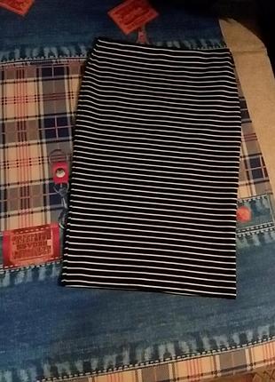 Спидница карандаш полоска