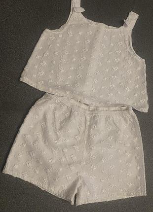 Костюмчик на дівчинку,набір дівчачий,шорти топ для дівчинки
