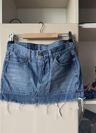Джинсовая юбка levi’s